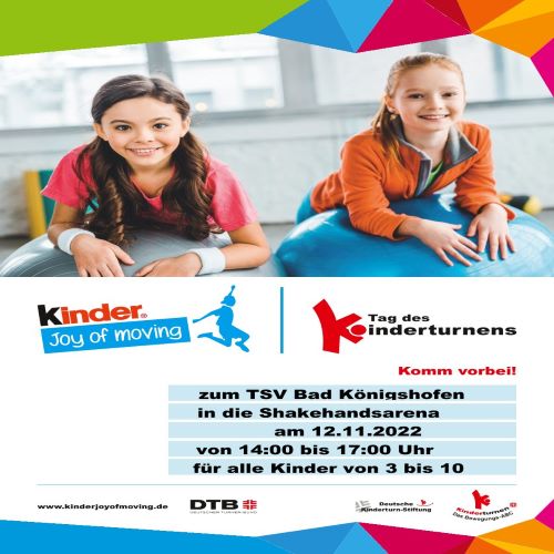 Read more about the article Tag des Kinderturnens am Samstag 12.11.2022 beim TSV
